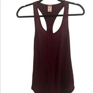 PINK Tank Top Size Small Color: Burgundy